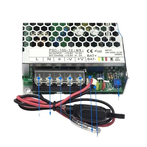 Alimentation à découpage sans interruption ultra-mince 13.8V PSC-100-12 secours batterie