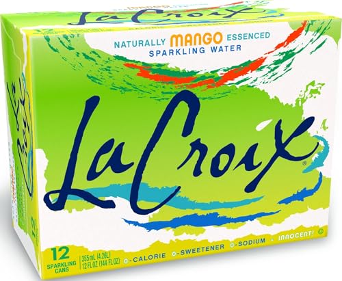 Image of La Croix Sparkling Water, Mango, 12 Fl Oz (pack of 12)