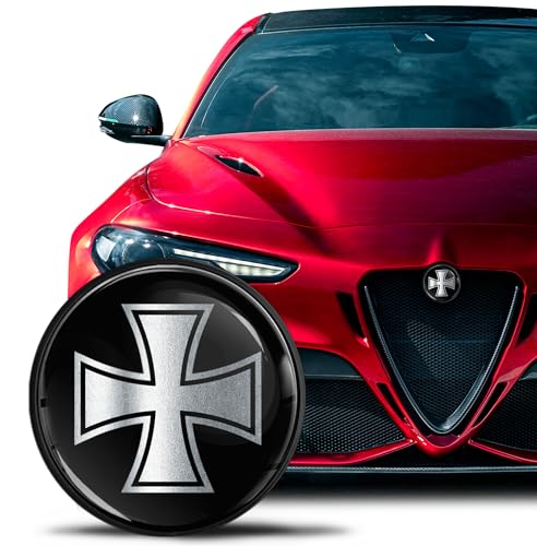 Compatibile con vari modelli Alfa Romeo, stemma 74mm. Si prega di verificare la taglia prima dell'acquisto.