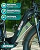 Gotrax R8 Electric Bike 26"*4 Fat Tire Bike, 850W Peak Motor Mountain Ebike, Up to 65 Miles 20 Mph, Speed Sensor, Removable Battery, 7-Speed and Shock Absorber, Electric Commuter Bike for Adults #2