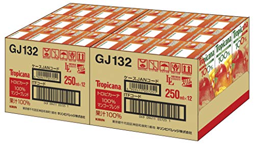 Tropicana 100%マンゴーブレンド 250ml×24本