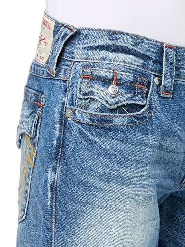 True Religion Men's Ricky Sn Flap 1/2" Rope Stitch Logo3