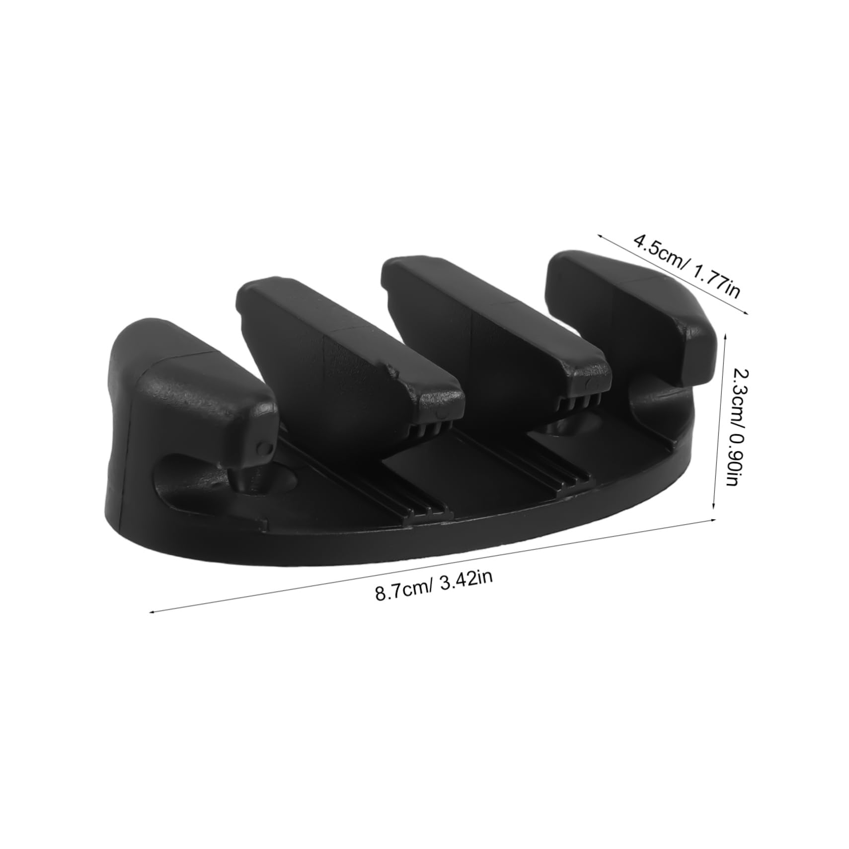 KOMBIUDA Sturdy Marine Cleat Boat Anchor Cleat for Kayak Canoe Black Marine Hardware Eyelet