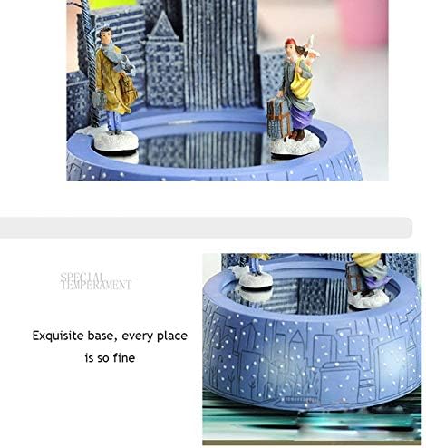 ビンテージ 美品 バブル Ｊ＆Rジャケット ヴィンテージ ダブルカラー 美シルエット バブリースーツ レトロ 80s 90s  銀座の街角でバブル時代にタイムスリップ！ ワイシャツだけ昭和じゃないけどね😅 #80年代 #昭和 #ダブルスーツ #銀座 #バブル時代 #バブル  #トレンディ ... GSDFVIYT 女の子のためのロマンチックな冬のカップルスケート時計じかけのオルゴールメカニズムホームデスクトップの装飾のギフト