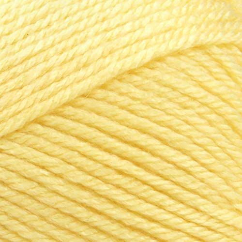 Image of Lion Brand Yarn Basic Stitch Anti-Pilling Knitting Yarn, Yarn for Crocheting, 2-Pack, Lemonade