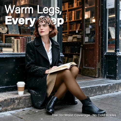 Image of Women's Fleece Lined Tights Thicken for Warmth