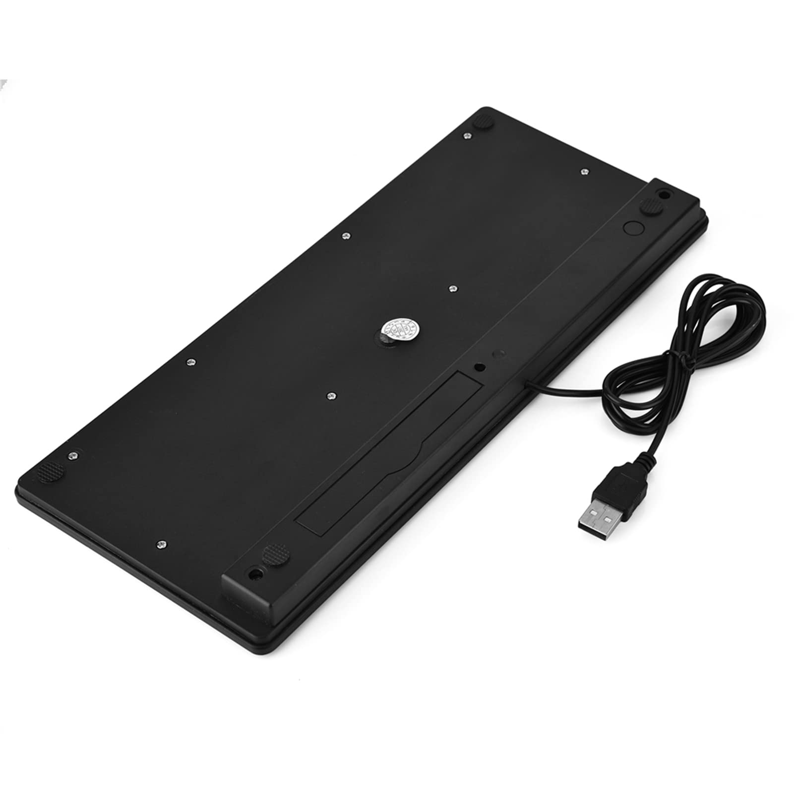 Tastiera Cablata Compatta E Ultrasottile Per PC - Layout Minimal, Nera, USB