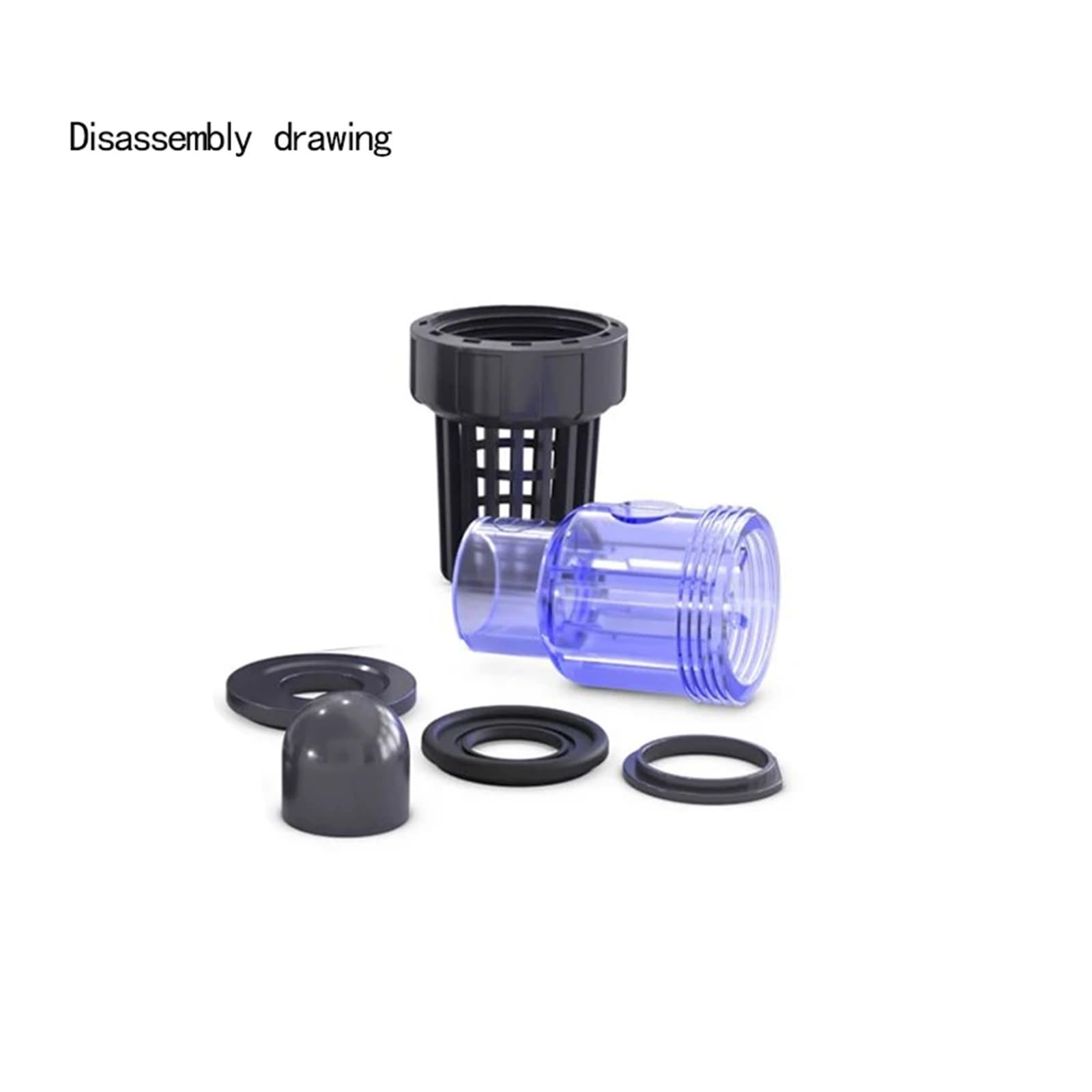 Check valve filter water pump water inlet outlet filter aquarium fittings transparent DN25 32 40 50 63mm NWPNLXEA(ID25mm)