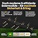 Solakon 1000W Balkonkraftwerk - Balkonkraftwerk 800W komplett Steckdose - neuester 800 Watt Wechselrichter - Solaranlage Komplettset, 500W bifaziale Solarmodule inkl Zubehör - 5m Kabel, Ohne Halterung