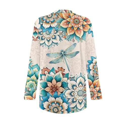 Image of Biyejit Women's Long Sleeve Open Front Cardigan Casual Loose Lightweight Cardigans with Pockets Drape Cardigan