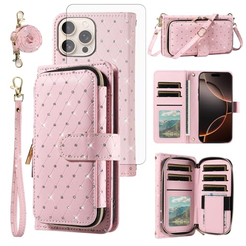 Coque iPhone 16 Pro Asuwish Rose : protégez votre écran des rayures
