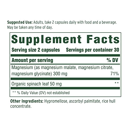 MegaFood Magnesium 300 Capsules - Image 6