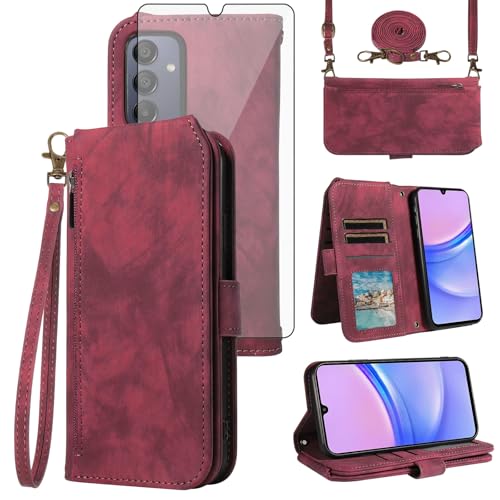 Samsung Galaxy A15 5G pochette téléphone fermeture éclair pour sorties libres