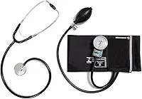 Kit Estetoscópio + Esfigmomanômetro Medir Aferir Pressão Arterial Aneroide CJPA210