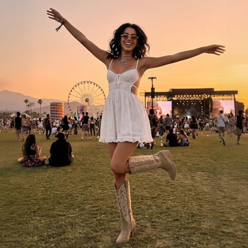 Image of wetkiss Women's Knee High Cowboy Boots