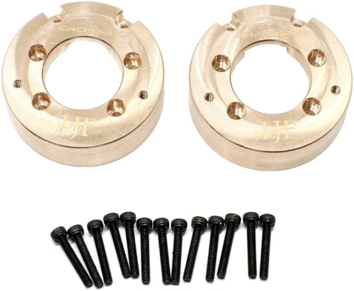 N80C 2pcs Brass Outer Portal Drive Weights Cover Counterweight Blocks for RTX-4