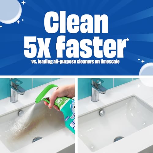 Image of Scrubbing Bubbles Easy Clean Foaming Bleach-Free Bathroom All Purpose Cleaner, Fast-Acting Foam Cleans Limescale, Dirt and Grime on Showers, Sinks, Toilets, Tiles, Counters, & More, 32oz Spray
