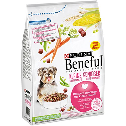Purina Beneful Hundetrockenfutter Kleine Genießer (mit Rind und Gemüse) 2,8kg Beutel Cover