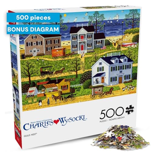 Rompecabezas de 500 piezas para adultos, un desafío artístico de Charles Wysocki para tu hogar