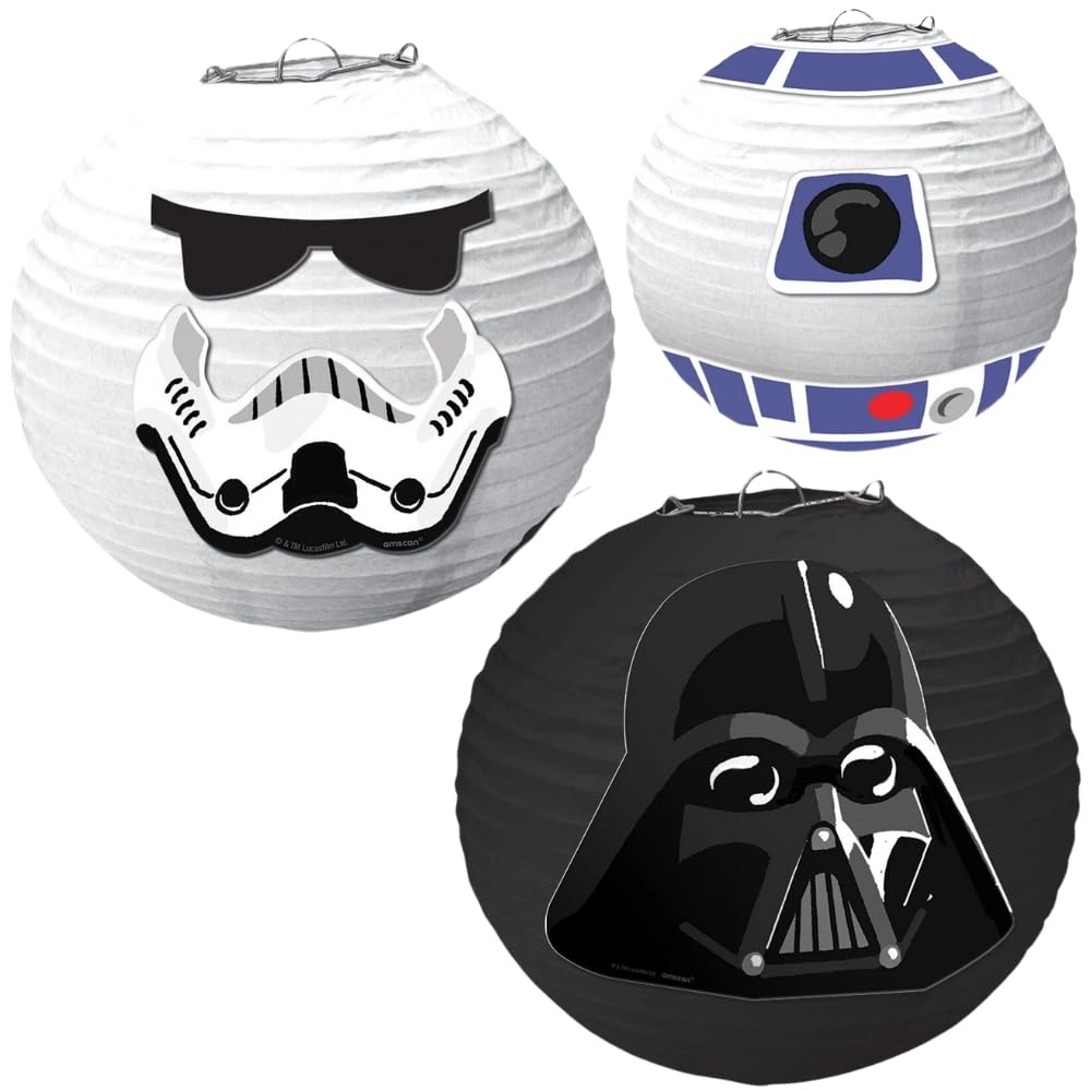 Star Wars Galaxy of Adventures Paper Lanterns with Add-Ons - (5.75