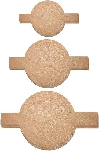 Miniatura 4 de 150 piezas de papel pergamino redondos precortados círculos para tartas forros antiadherentes para hornear papel circular con pestañas de fácil