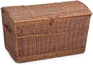 Prestige Wicker Willow Chest Storage Medium, Natural