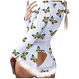 Temporada: Invierno Sbyhbhyds Romper Playsuit Jumpsuit Bodysuit Nightwear Long Impress Women\'s Sleeve Femen\'s Jumpsuit Women\'s Jumpsuit (C, XXL)