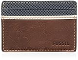 Kein Henkel, kein Tragegurt Fossil Herren Elgin Geldbörse, Braun (Brown), 0.6x7x7.6 cm