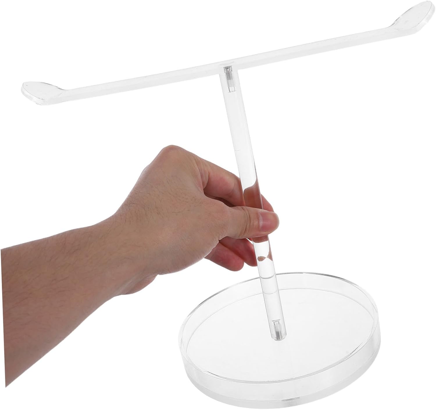 PRETYZOOM T Shaped Acrylic Jewelry Display Stand for Earrings image 4