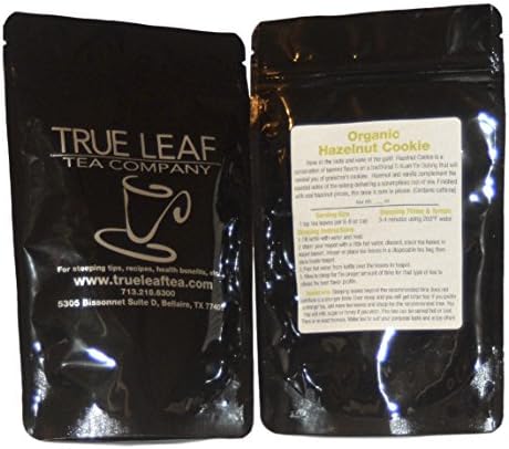 True Leaf Tea Organic Hazelnut Cookie Tea 2 OZ