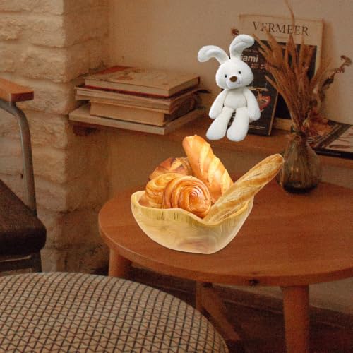 Bandeja de madera irregular para servir comida y decorar con estilo natural 5