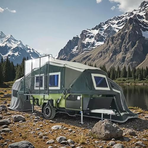 Camper Trailer Outdoor Camping Luxury Caravan