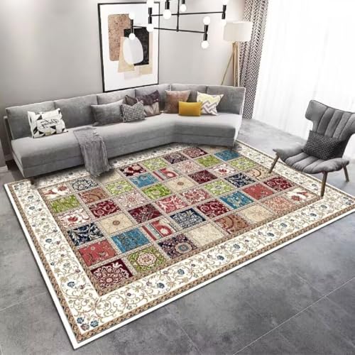 Tapis élégant 300x400 cm grand format aux finitions géométriques - 2