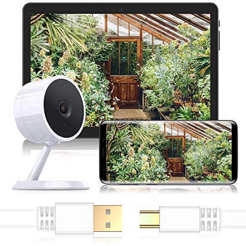 Itramax Micro Usb Power Cable 30 Ft (2 Pack),Flat Micro Usb Charging Power Cord,Charger For Wyze Cam V3 Pan,Yi Cam,Nest Cam,Blink Mini Xt Xt2 Camera,Arlo Q,Zmodo,Netvue,Xbox One Controller,Outdoor,25 #TOP3