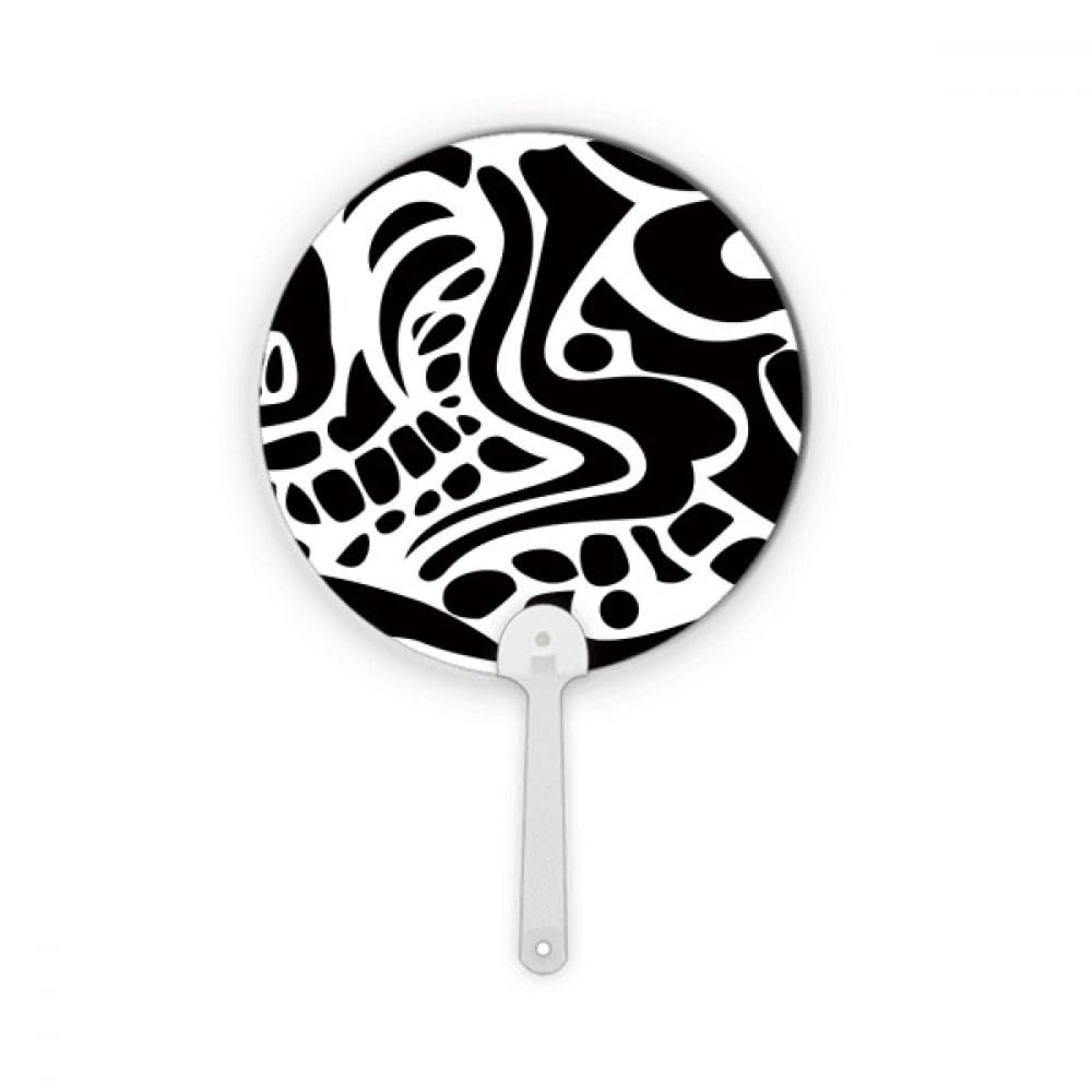 Fresque ronde en plastique Égypte Totem bicolore pour décoration murale
