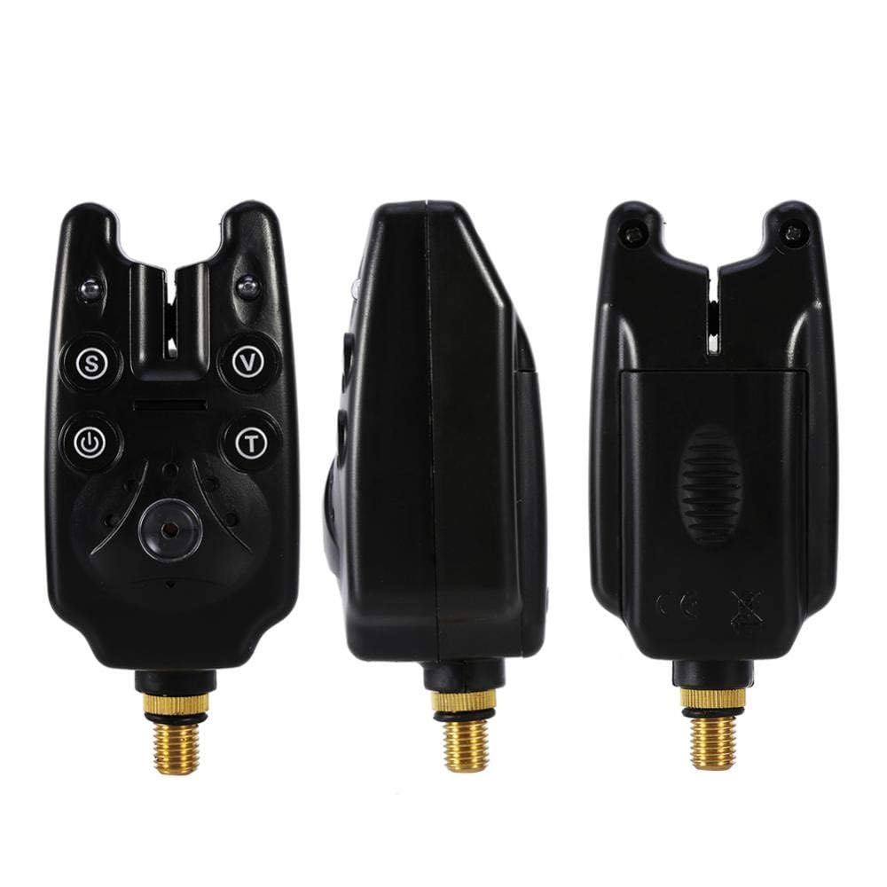 Allarme Pesca Wireless Sensibile con LED e Suono per Morso Pesce Digitale Kit 3 Pezzi per Pesca Sportiva Attrezzatura Pesca
