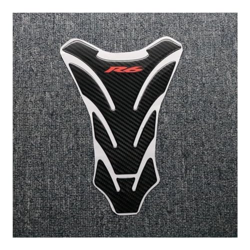 Protection réservoir contre les rayures de fermeture éclair pour YZF R6 en carbone