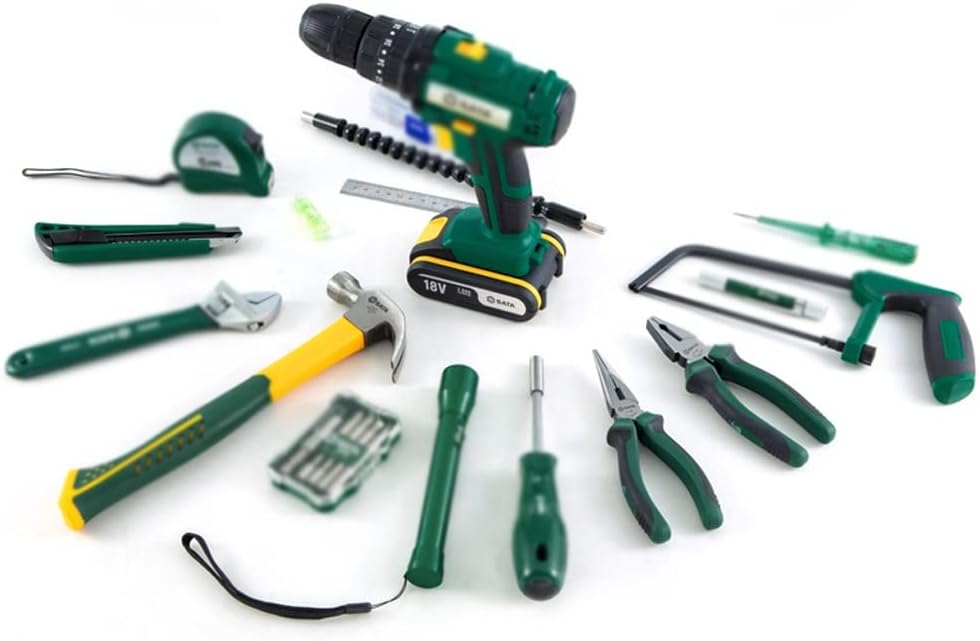 Handle Design Electric Daily Household Hardware Toolbox Multifunctional Repair Set Hand Drill