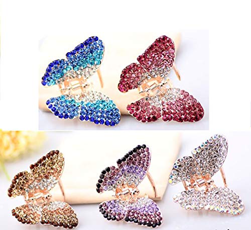 Fodattm - Molletta per capelli in lega di strass a...