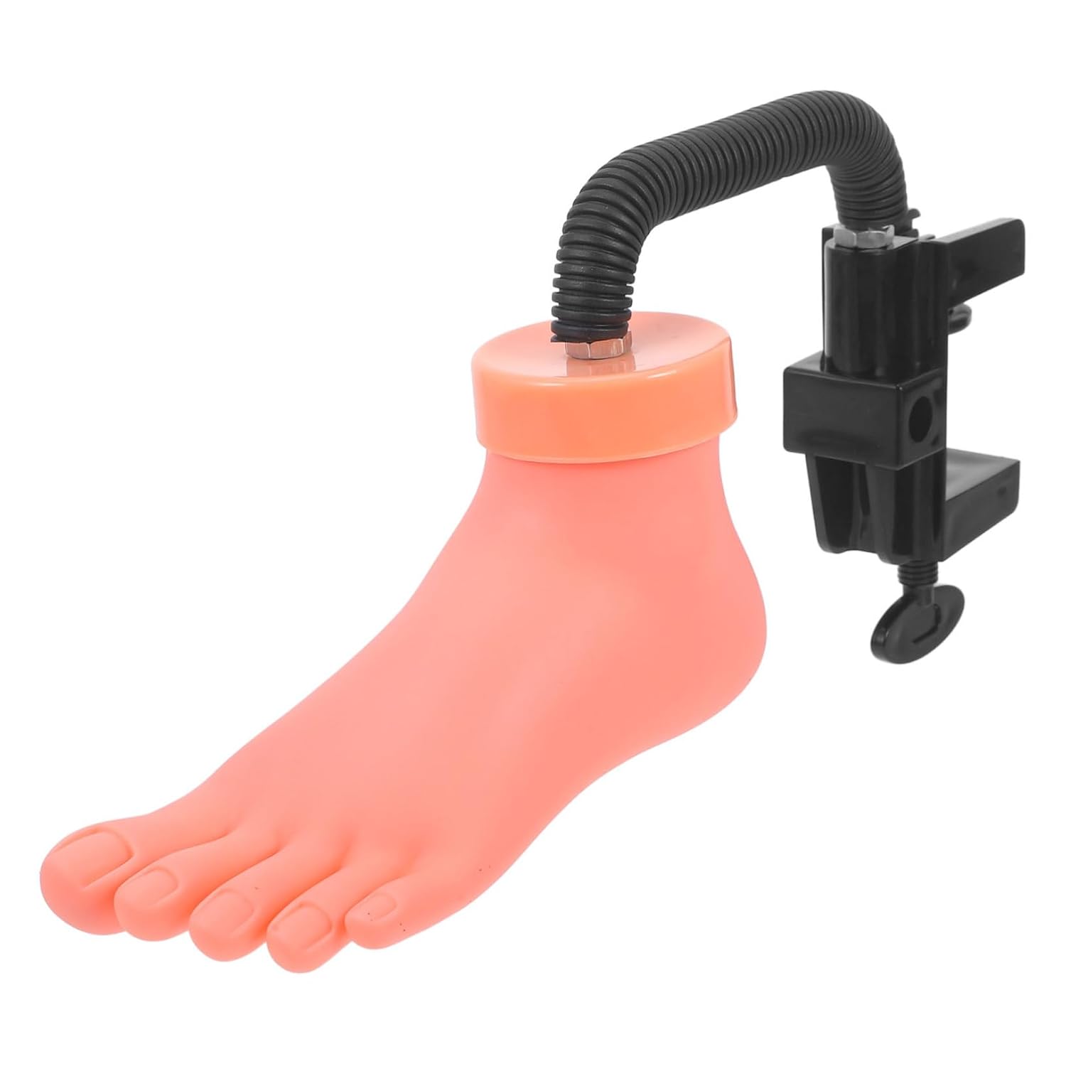 Ipetboom Nail Art Practice Foot Model Flexible and Realistic Mannequin for Pedicure Training for Nail Beauty Skills Development Lightweight Design for Easy Use