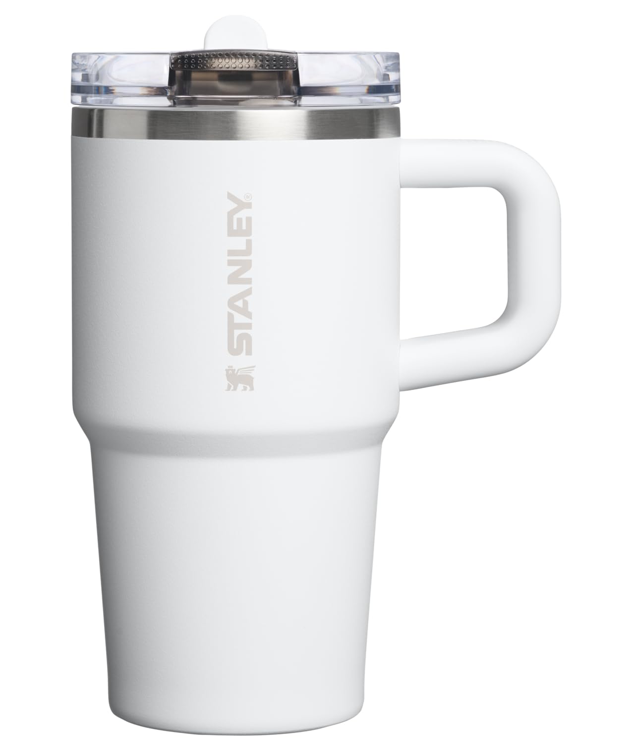 Stanley Quencher ProTour Flip Straw Tumbler with Leakproof Lid 20 oz | Built-in Straw and Handle | Cup Holder Compatible for Travel | Insulated Stainless Steel Cup | BPA Free | Frost — image 1