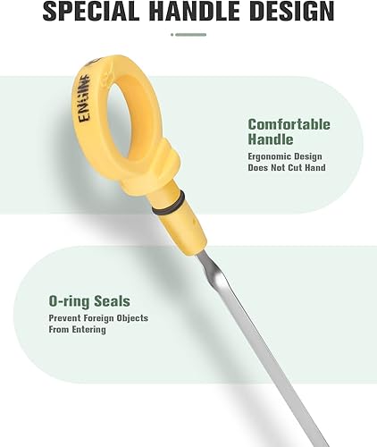 Miniatura 3 de SCITOO Varilla de medición de transmisión de aceite de 26.57 pulgadas para Chrysler 300 5.7L V8 2005-2008, para Dodge Charger 5.7L V8 2006-2008,