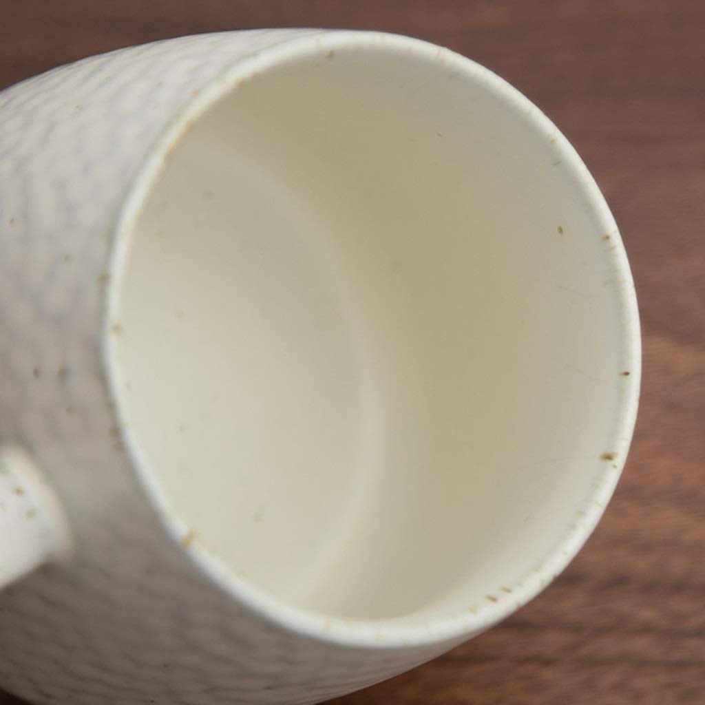 Kaffee-Becher Keramik-Tasse Handgemachte Kaffee-Teetasse Großkapazität Tragbare Büro-Haushalts-Saucer Set Kaffeetasse 230ml (Color : B)