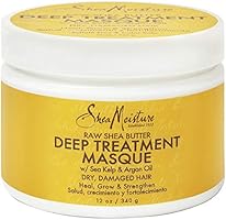 Sheamoisture Deep Treatment Masque for Dry, Damaged or Transitioning Hair Raw Shea Butter with Sea Kelp and Argan Oil 12 oz