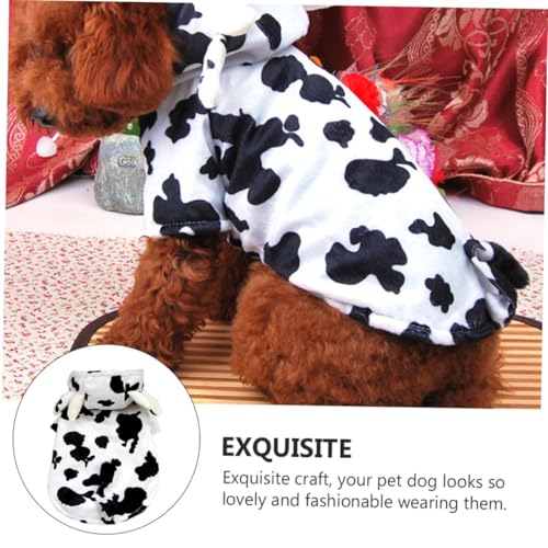 Disfraz de perro con estampado de vaca talla L miniatura 7