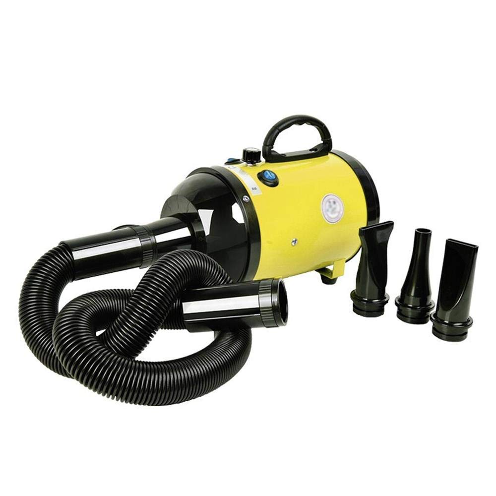 High Velocity Pet Hair Dryer with Adjustable Heat and 3 Nozzles main image 1