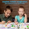 KIRKOTOY Wooden Crafts Kit for Kids-Glow in The Dark-Arts & Crafts Gifts for Boys Girls Age 6-12, 24 Wood Slices with Painting Craft Activities Kits, Creative Art Toys for 6 7 8 9 10 11 12 Year Old #4