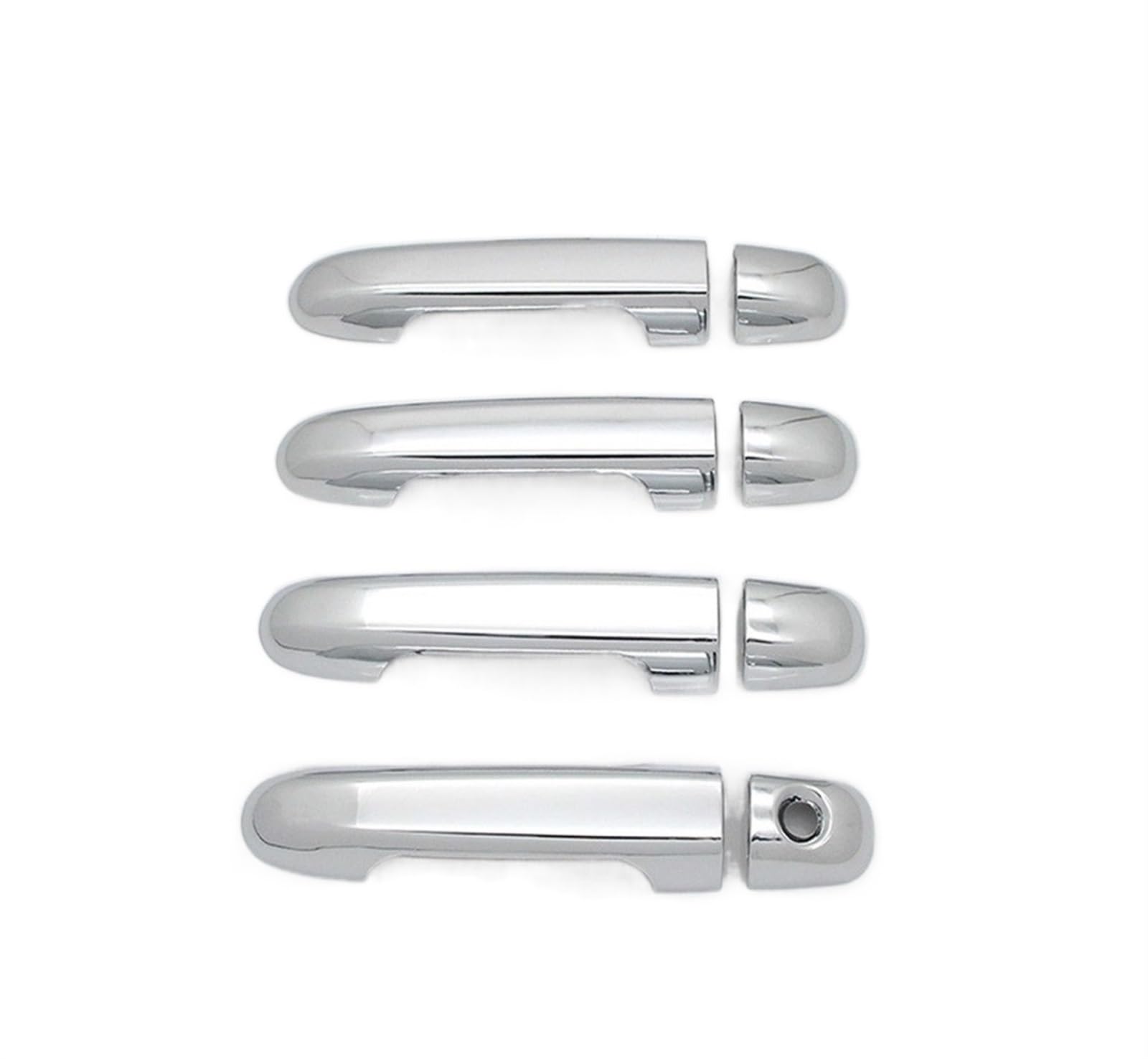 Drezzo Car Exterior Door Handle for Hyundai I20 2008-2013 Chrome Car Side Door Handle Cover Trim(1 Keyhole)