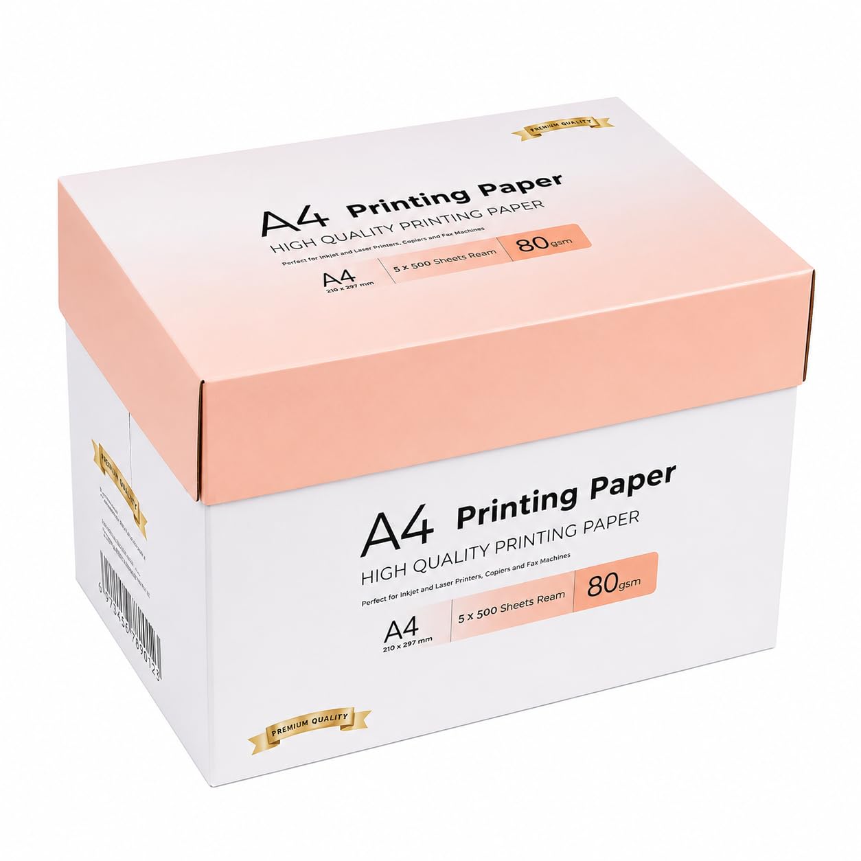 A4 Printer Paper White 70gsm or 80gsm, Multipurpose Copier Paper for Inkjet & Laser Printers, Home Office School Printing, 500 Sheets per Ream