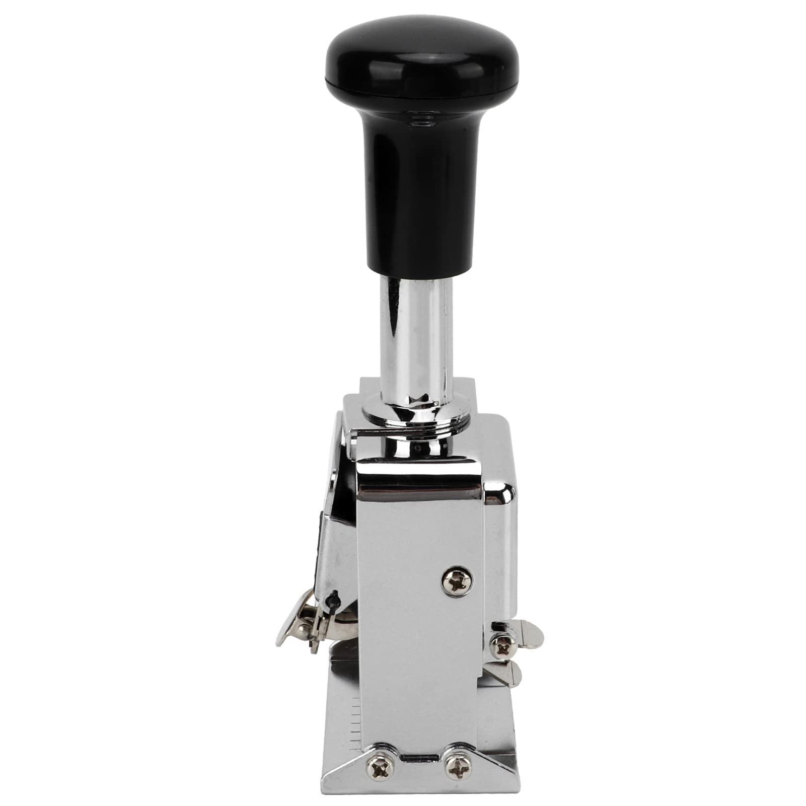 Jiawu Timbro Numerico, Timbro Numeratore Autoinchiostrante Automatico in Lega di Zinco a 6 Cifre, Numerico Autoinchiostrante con Tampone di Inchiostro con Manico in Gomma per l'identificazione dei